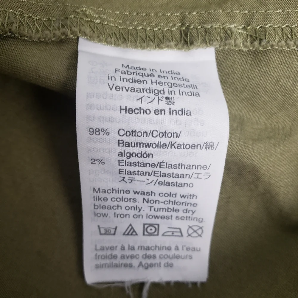 J. Crew Button Down Cotton Minimalist Dress